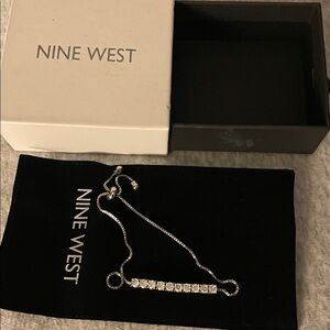 Nine West Silver Adjustable Bracelet